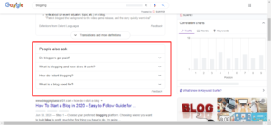 how to use google for keyword research
